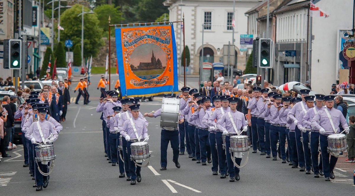 Mini-Twelfth in Antrim on Tuesday night ✅

⏳ This weekend we’re in Ballynahinch on Friday, Donaghadee on Saturday evening and a stop off on the way home at North Belfast Orange Hall to support the Pride of the Shore 🤝

Bus leaving the hall at 5pm on Saturday

Busy, busy….

💜