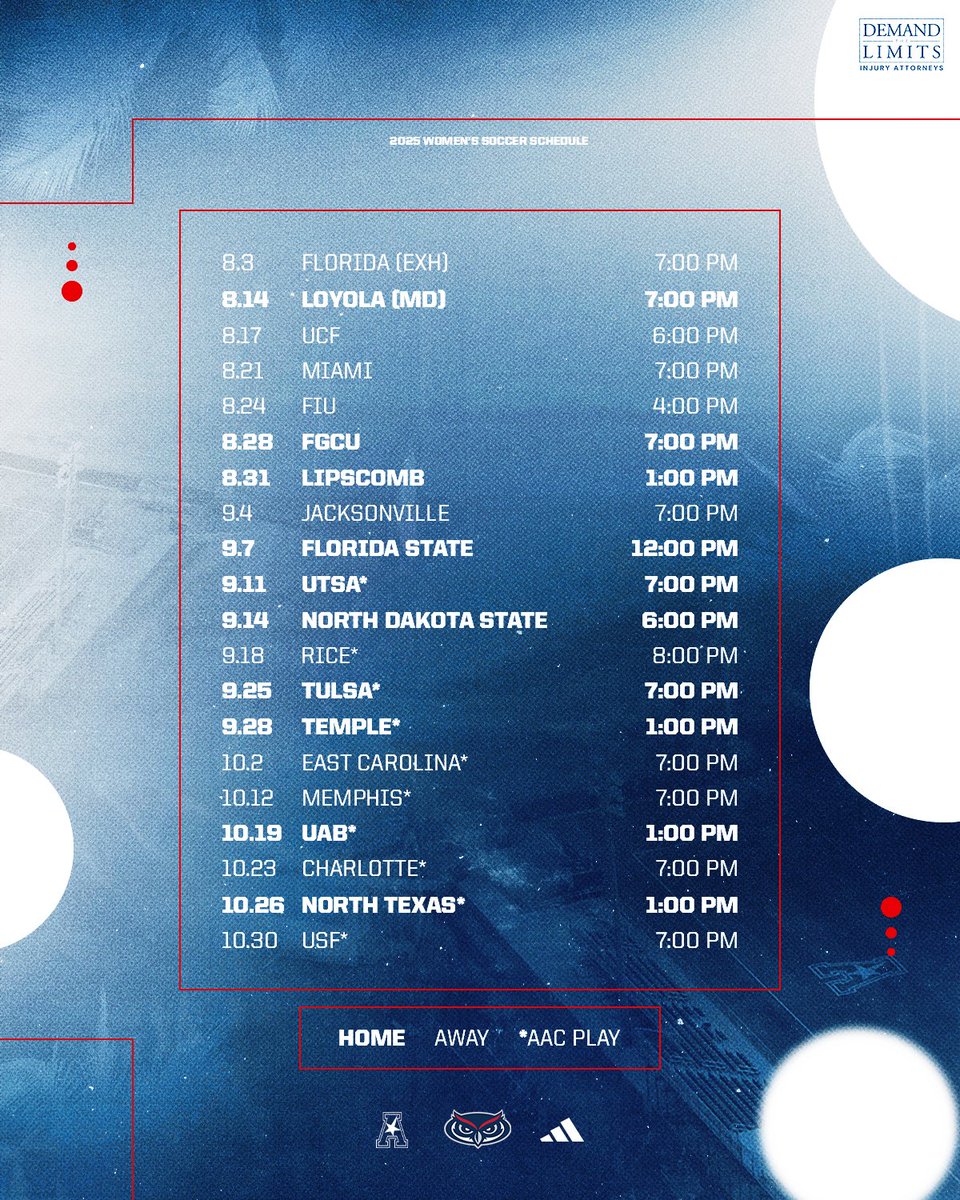 FAUWSoccer's tweet image. Our 2️⃣0️⃣2️⃣5️⃣ schedule! ⚽️
📰: bit.ly/44AfK4b
#WIP🏝️