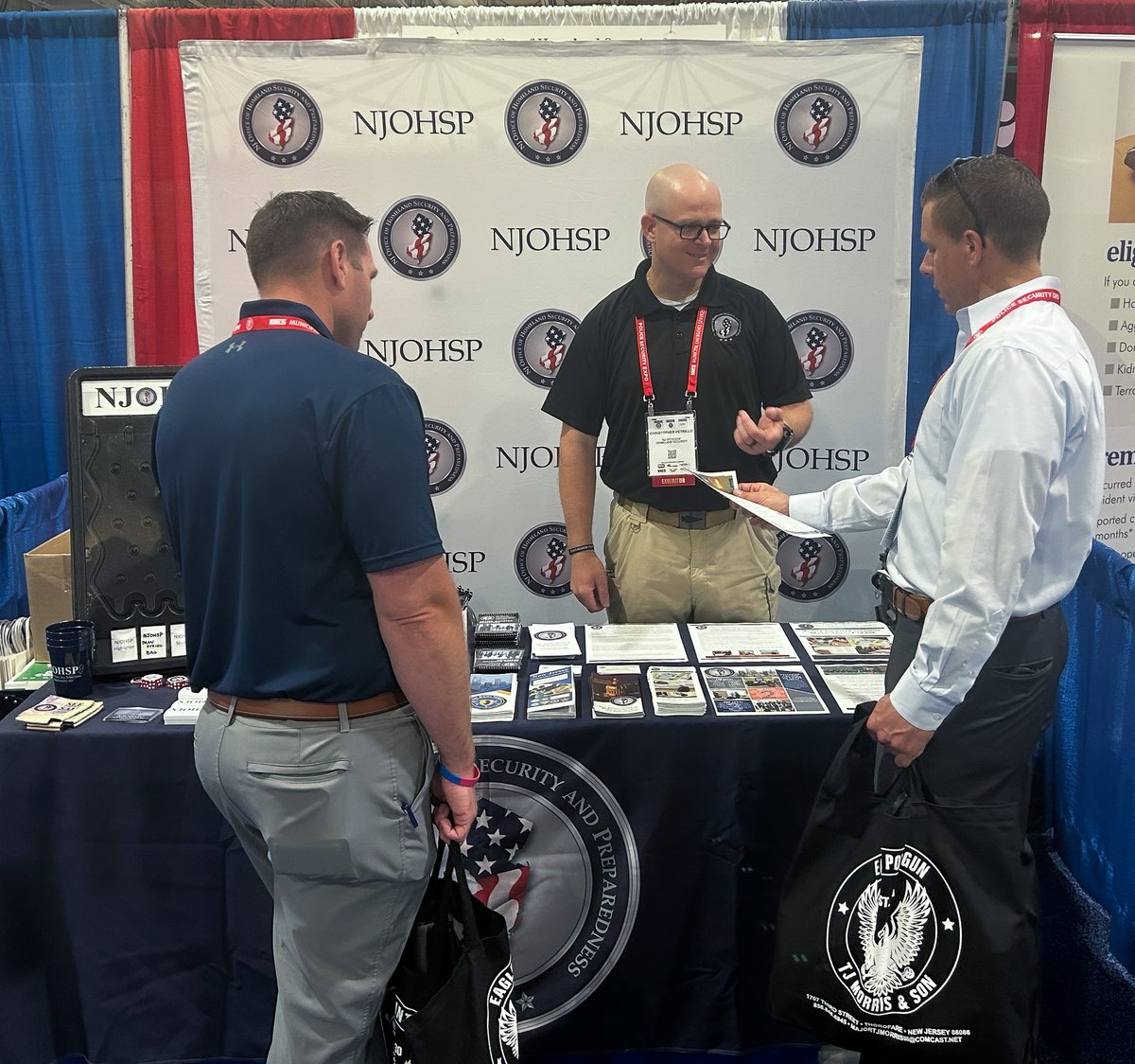This week, NJOHSP joined law enforcement and public safety partners at the Police Security Expo in Atlantic City. We appreciated the many conversations at our booth and the opportunity to share our tools, trainings, and statewide support for those protecting NJ's communities.