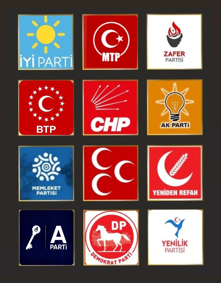 Bu pazar seçim olsa oyunuzu hangi partiye atarsınız?