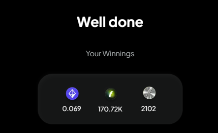 Stacking some $FAN points, and I will add 21 new cards to my deck to compete in next week's tournament.

$FAN = $1