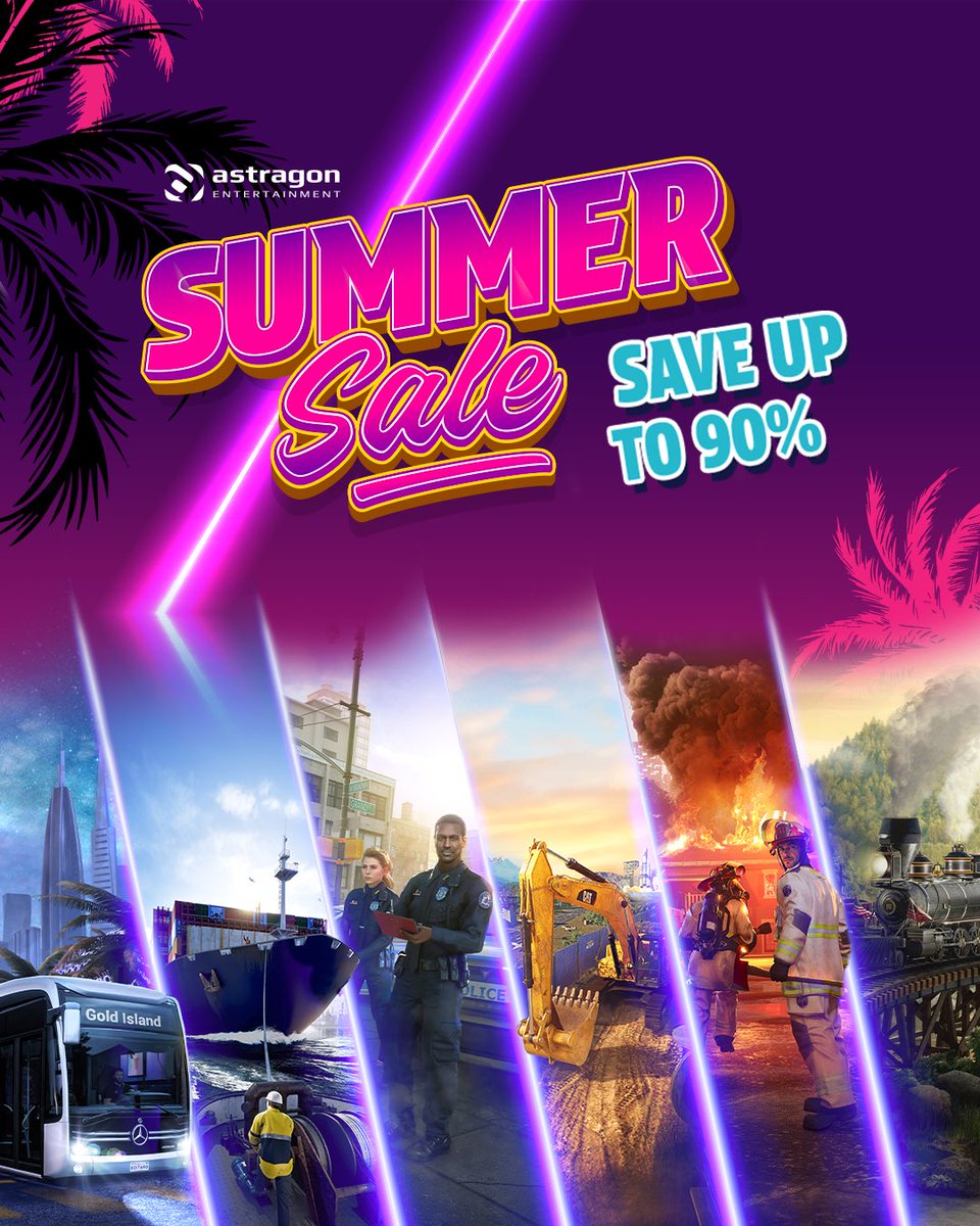 PolSimulator's tweet image. The Steam Summer Sale has arrived โจ Save big on Police Simulator and almost all DLC!
โก๏ธ store.steampowered.com/developer/astrโฆ