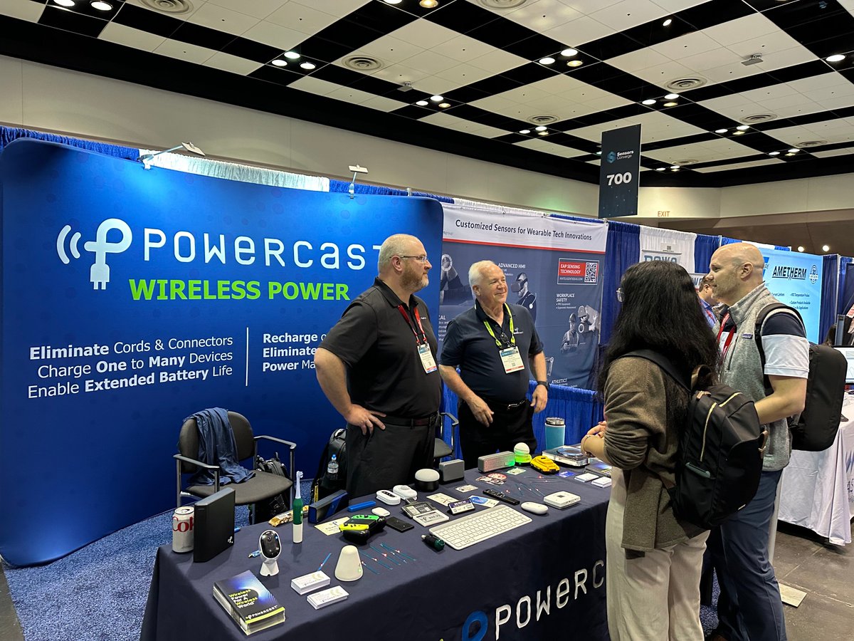 powercastco's tweet image. It’s the last day of #SensorsConverge! After a packed few days of conversations and curiosity around wireless power, there’s still time to stop by.

📍 Find us at Booth 835 before the show wraps!

#Powercast #WirelessPower #IoT #BatteryFreeTech #RFID