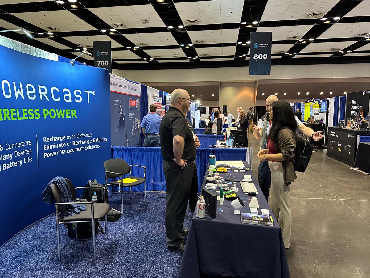powercastco's tweet image. It’s the last day of #SensorsConverge! After a packed few days of conversations and curiosity around wireless power, there’s still time to stop by.

📍 Find us at Booth 835 before the show wraps!

#Powercast #WirelessPower #IoT #BatteryFreeTech #RFID
