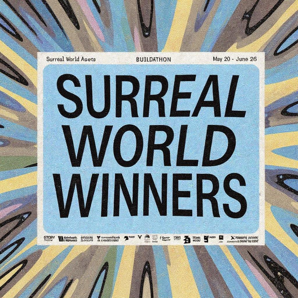 Story (꧁IP꧂) (@storyprotocol) on Twitter photo Surreal World Assets just wrapped.
Over 800 participants → 118 projects submitted → One of the strongest Buildathons we've seen.
Meet the winners building the next wave of RWAs, AI, & IPFi:
꩜ IPFI: Ontology by <a href="/parmenides_xyz/">Daniel Yim</a>
꩜ AI Agents: Surreal Artist Manager by Surreal World Assets just wrapped.
Over 800 participants → 118 projects submitted → One of the strongest Buildathons we've seen.
Meet the winners building the next wave of RWAs, AI, & IPFi:
꩜ IPFI: Ontology by <a href="/parmenides_xyz/">Daniel Yim</a>
꩜ AI Agents: Surreal Artist Manager by