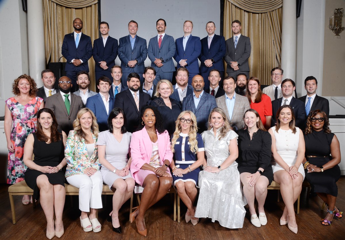 mbjournal's tweet photo. The MBJ staff would like to congratulate the 2025 class of 40 Under 40! We had a wonderful event yesterday at the Old Capital Inn in Jackson with almost 300 leaders as well as their friends and families in attendance. 
#MBJ #Mississippi #msleadership #40under40 #LeadershipMatters https://t.co/DzRsQ59sxi