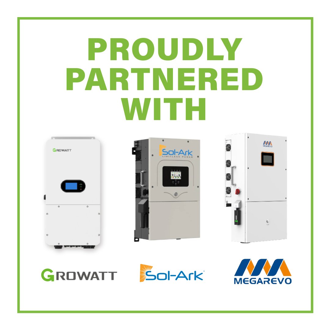 We proudly integrate with inverters from Sol-Ark, Growatt, &amp; Megarevo ⚡

That means smoother installs and more options for solar + storage pros.

🔗 Explore our partners → energy.briggsandstratton.com/na/en_us/resou…

#SolArk #Growatt #Megarevo #BriggsAndStratton #EnergyStorage #SolarPower