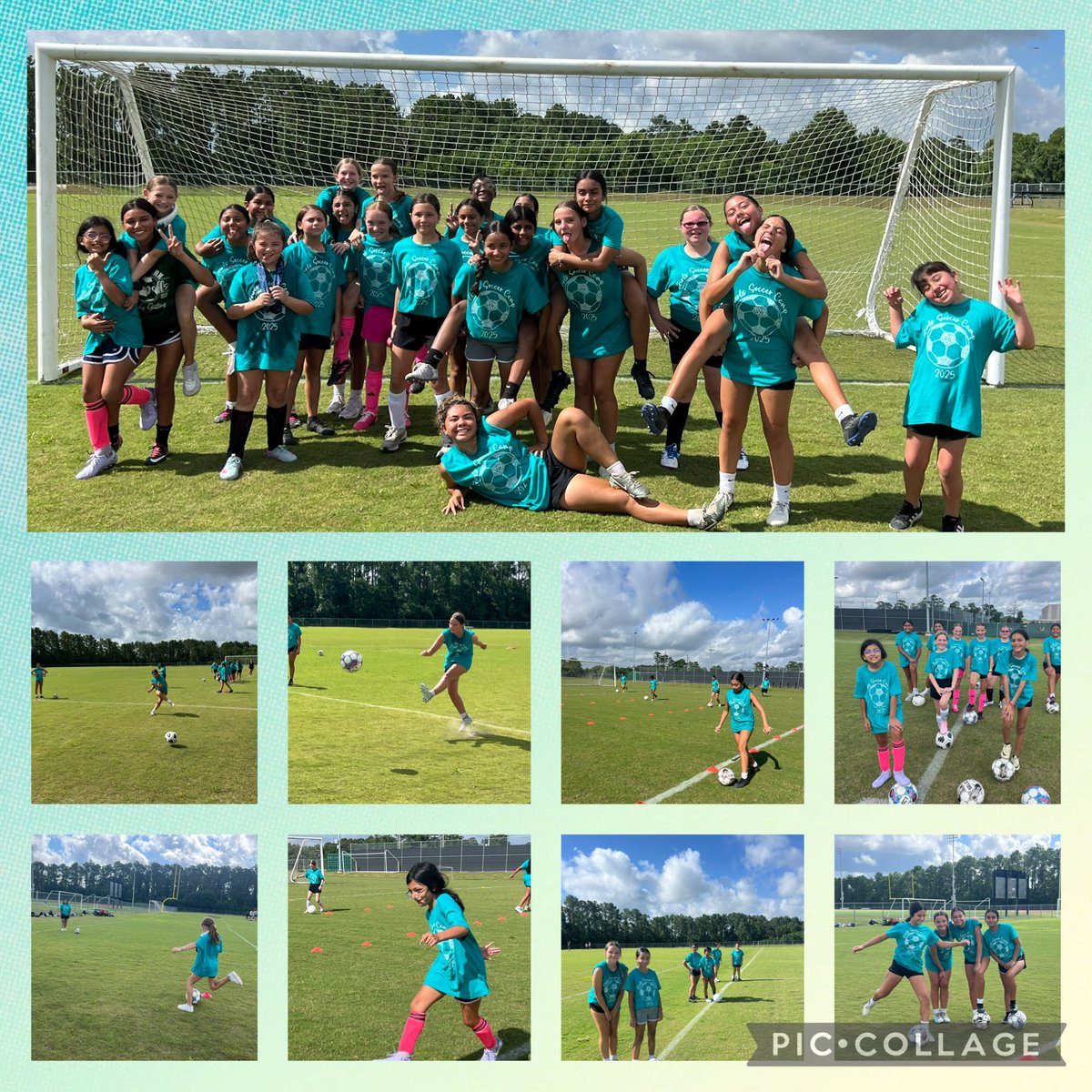 GatorGirlSoccer's tweet photo. Thatβs a wrap! 3 days of soccer and fun! Thank you to all of our campers and volunteer gator athletes for making this yearβs 2025 Gator Girls Soccer Summer Camp a big success! π β½οΈ βοΈ ππΌ #MakingMemories #FutureGators https://t.co/sdy1SqM1Sh