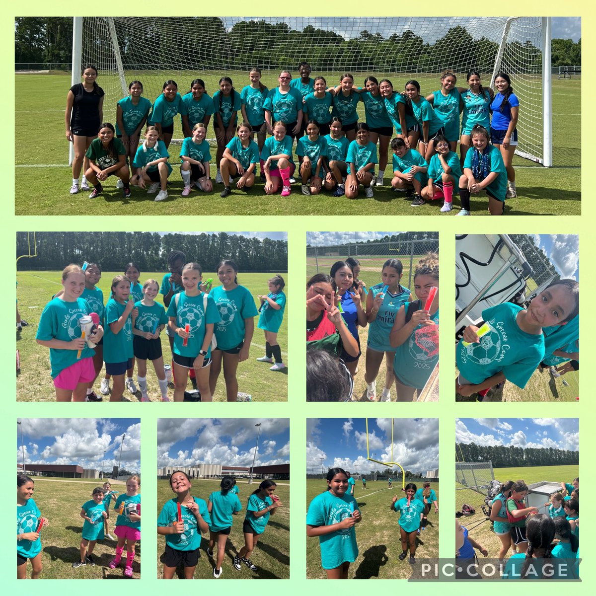 GatorGirlSoccer's tweet photo. Thatβs a wrap! 3 days of soccer and fun! Thank you to all of our campers and volunteer gator athletes for making this yearβs 2025 Gator Girls Soccer Summer Camp a big success! π β½οΈ βοΈ ππΌ #MakingMemories #FutureGators https://t.co/sdy1SqM1Sh