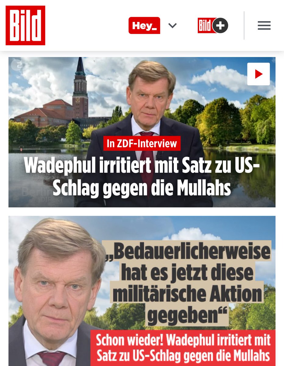 Merz im Kreuzfeuer mit Wortbruch-Schlagzeilen. Wadephul zuletzt fast täglich zerlegt von der BILD.

Nur Jens Spahn darf in beispiellosem Umfang Milliarden verbrennen, Aufklärung verhindern – und bekommt einfühlsame Podcasts live aus Tel Aviv.

Was ist sein Springer-Geheimnis?