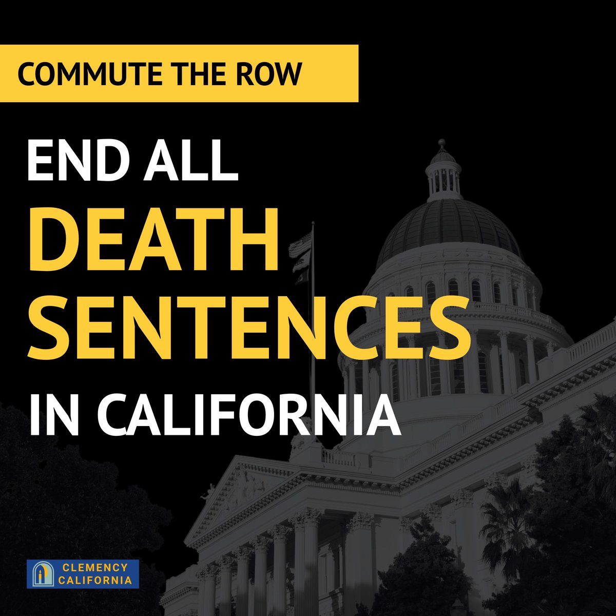 The death penalty has cost CA more than $5 billion dollars since it was reinstated in 1977.  We must end this wasteful spending &amp; put taxpayer money toward effective violence prevention &amp; solutions to public safety. @cagovernor <a href="/GavinNewsom/">Gavin Newsom</a> #CommuteTheRow