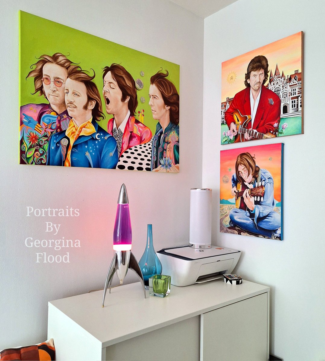 Some of my original paintings which are available. Custom orders welcomed.
#art #paintings #decor #Beatles #gift #originaart