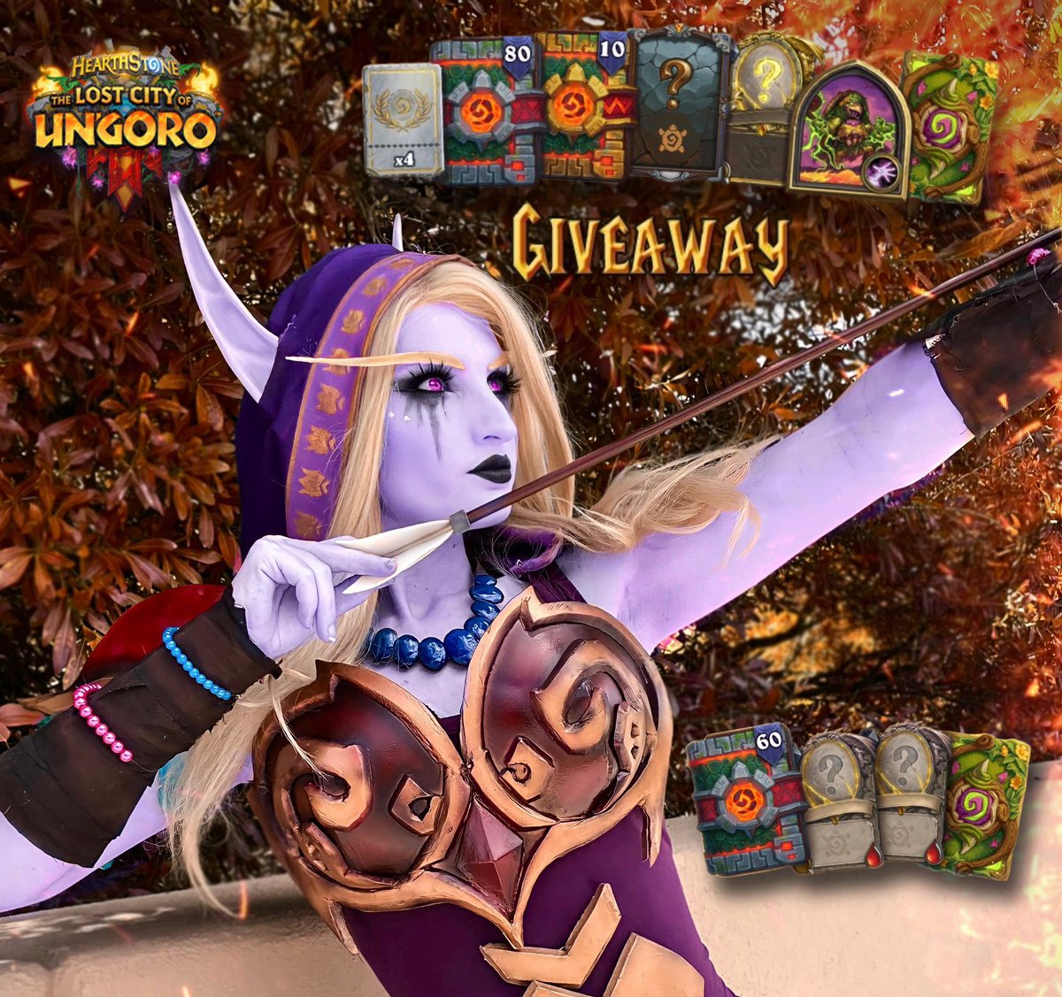 Kira Arlayna 💙🏳️🌈 (@darkladycosplay) on Twitter photo 🦖 We’re giving away some 1 Mega and 1 Standard bundle for The Lost City of Un’Goro!!! 🐢
🦕To enter
-Like and Retweet
-Follow me here and over on Twitch.tv/darkladycosplay
- show me your favorite hearthstone art 🎨
Ends July 6th
Giveaway provided by <a href="/PlayHearthstone/">Hearthstone</a> and 🦖 We’re giving away some 1 Mega and 1 Standard bundle for The Lost City of Un’Goro!!! 🐢
🦕To enter
-Like and Retweet
-Follow me here and over on Twitch.tv/darkladycosplay
- show me your favorite hearthstone art 🎨
Ends July 6th
Giveaway provided by <a href="/PlayHearthstone/">Hearthstone</a> and