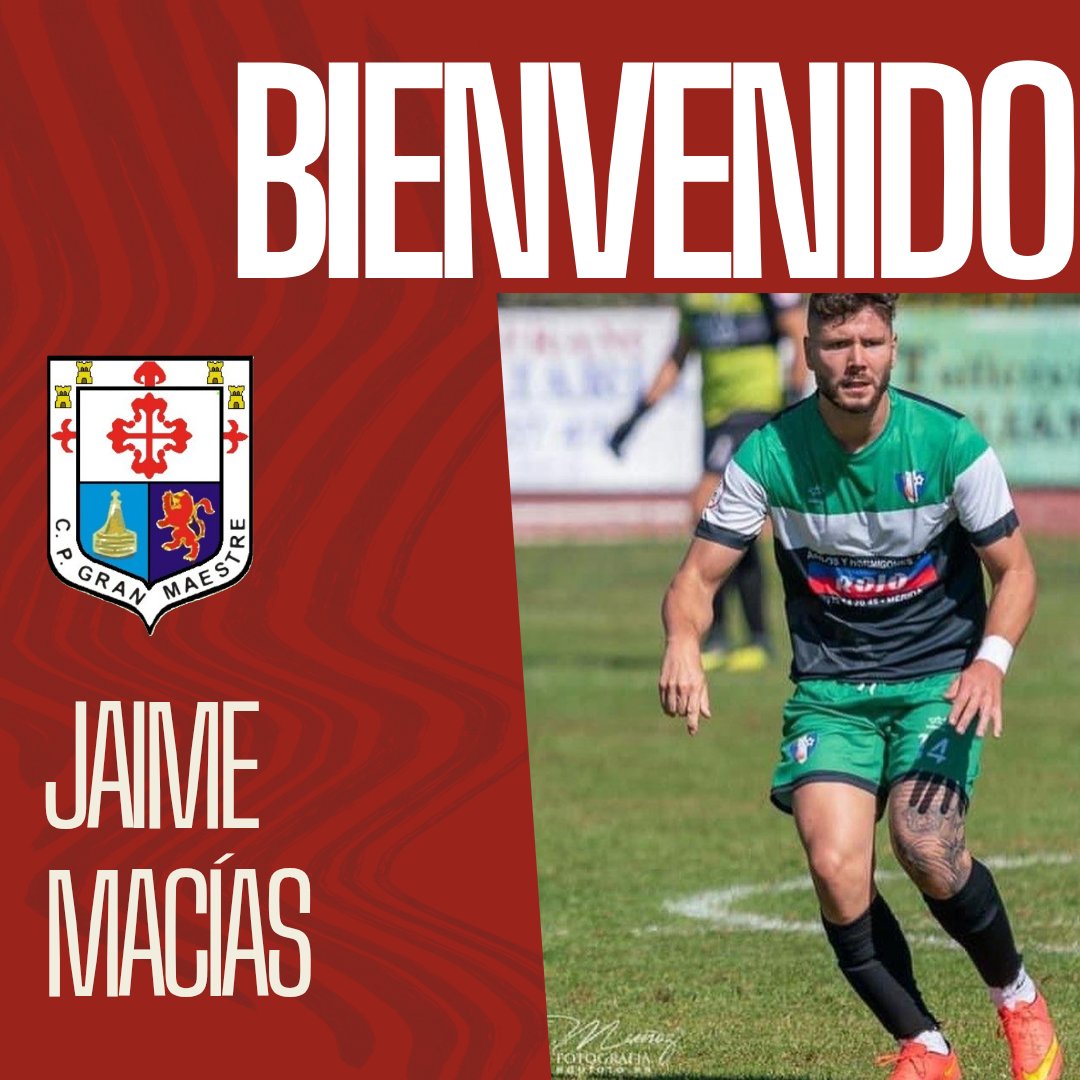 ElRinconModesto's tweet photo. @cdmetelinense @CanteraCDDB 🚨 Primera División Extremeña 

🆕 ÚLTIMA HORA: Jaime Macías, ex jugador del @CD_DonAlvaro o @CDSantaAmalia de Tercera Federación entre otros, es nuevo jugador del @CPGranMaestre https://t.co/TEeEGACBxw