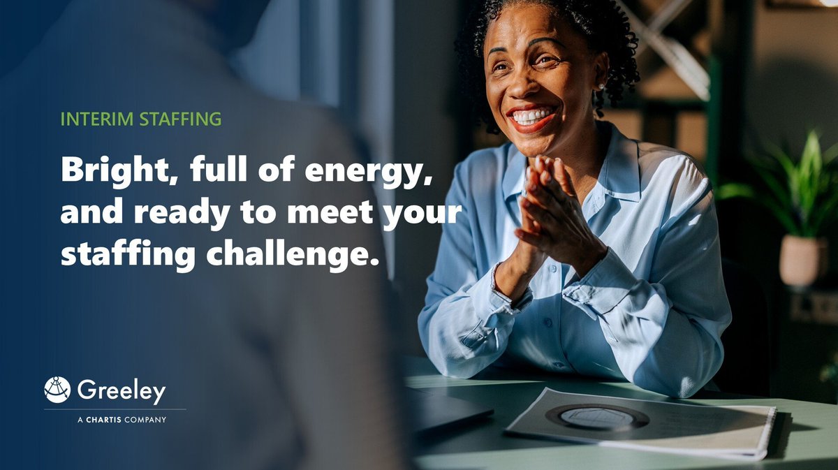 ChartisQuality's tweet image. In medical staff services, staffing gaps create more than unnecessary stress; they impact quality, team morale, and patient safety. At Greeley, we’re ready from day one to ensure your staffing need doesn’t turn into a staffing crisis. Learn more: hubs.ly/Q03tSMcS0