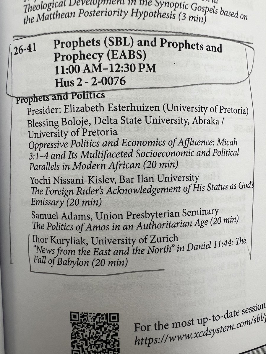KuryliakIhor's tweet photo. Today I had opportunity to present my second paper, “‘News from the East and the North’ in Daniel 11:44: The Fall of Babylon,” at the 2025 SBL International Meeting and EABS Annual Meeting (Uppsala, Sweden).

#sbl #sbl2025 #eabs #isbl #biblicalstudies #sblinternational https://t.co/NpTXyBzq34