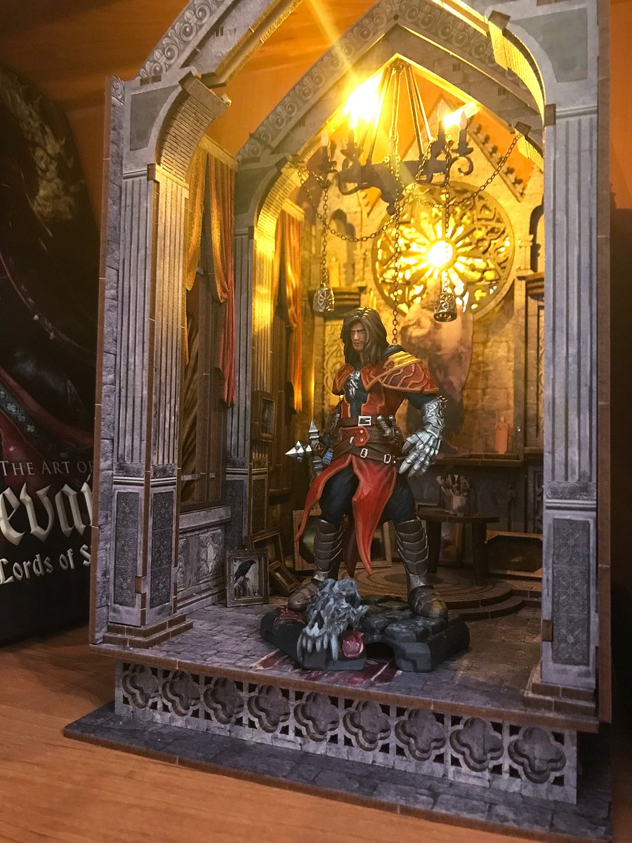 AliceYuric's tweet image. Now Gabriel has a little house 🥹❤️
And now, I'm waiting for another figurine to be painted..
#Castlevania #LordsofShadow #GabrielBelmont