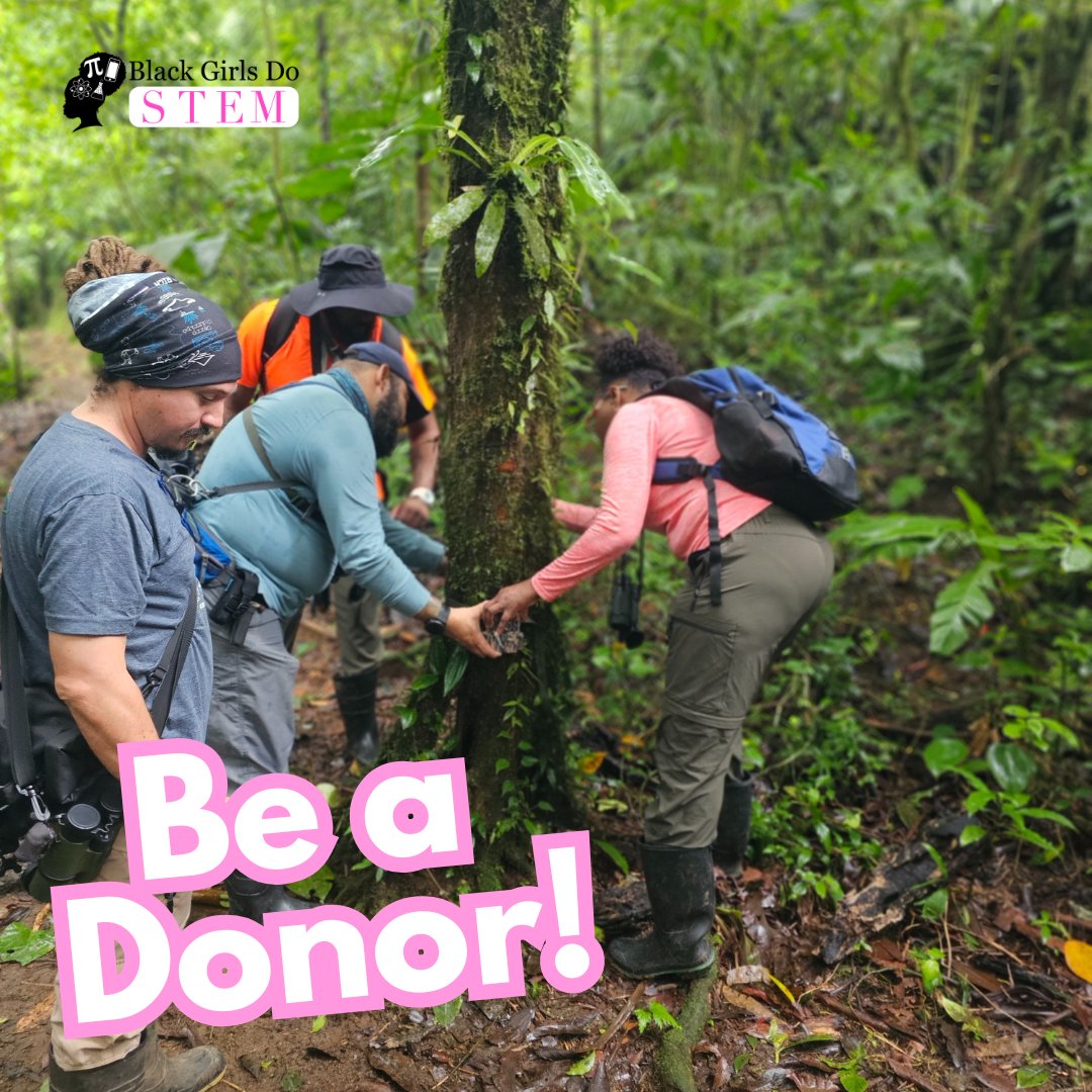 In 2024, Black Girls Do STEM was able to take 10 students to Costa Rica to explore the rainforest. In 2026, we are taking another group of  girls!  The total trip costs $30,000 and we need your support to reach our fundraising goals!  Are you in? 

bgdstem.com/donation/