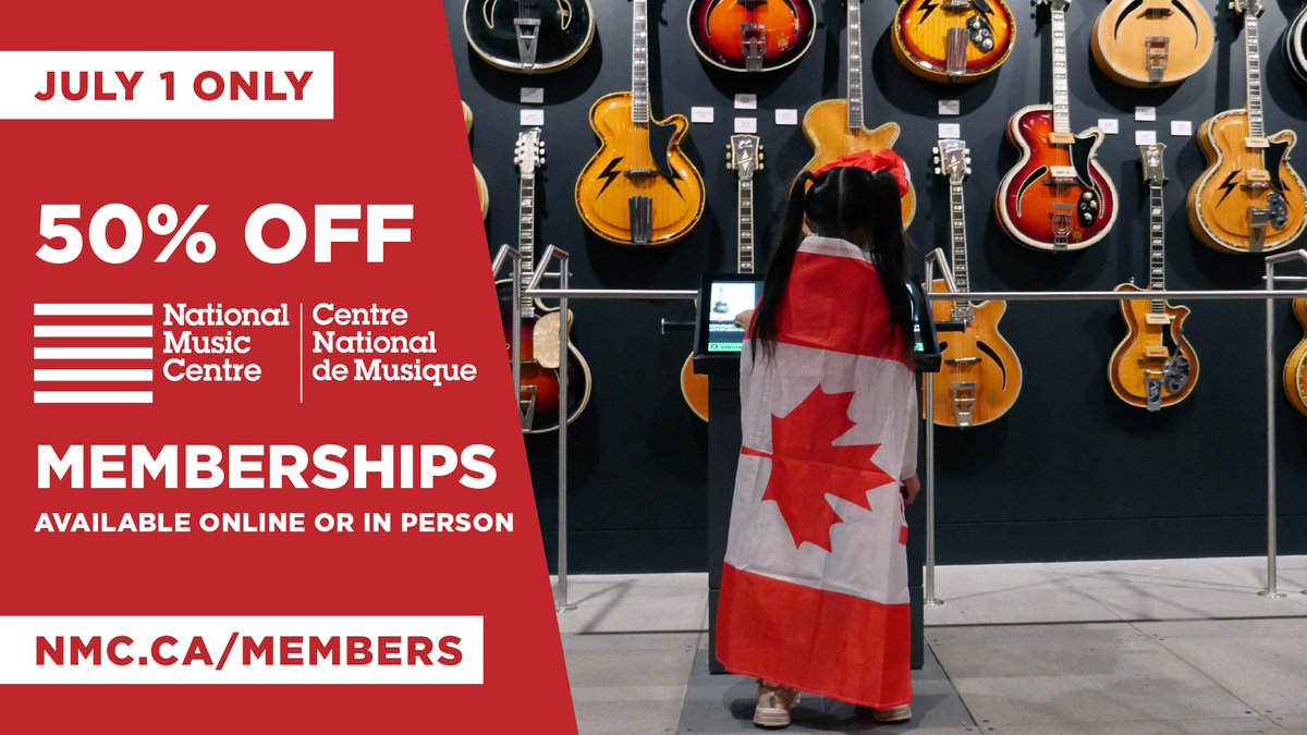 Along with free admission powered by <a href="/atbfinancial/">atbfinancial</a>  on July 1, we’re offering 50% off NMC Memberships! 🎟️ Snag your half-price membership online or in-person and unlock year-round free admission, exclusive discounts on concerts and more. Learn more: bit.ly/4k3DKS1