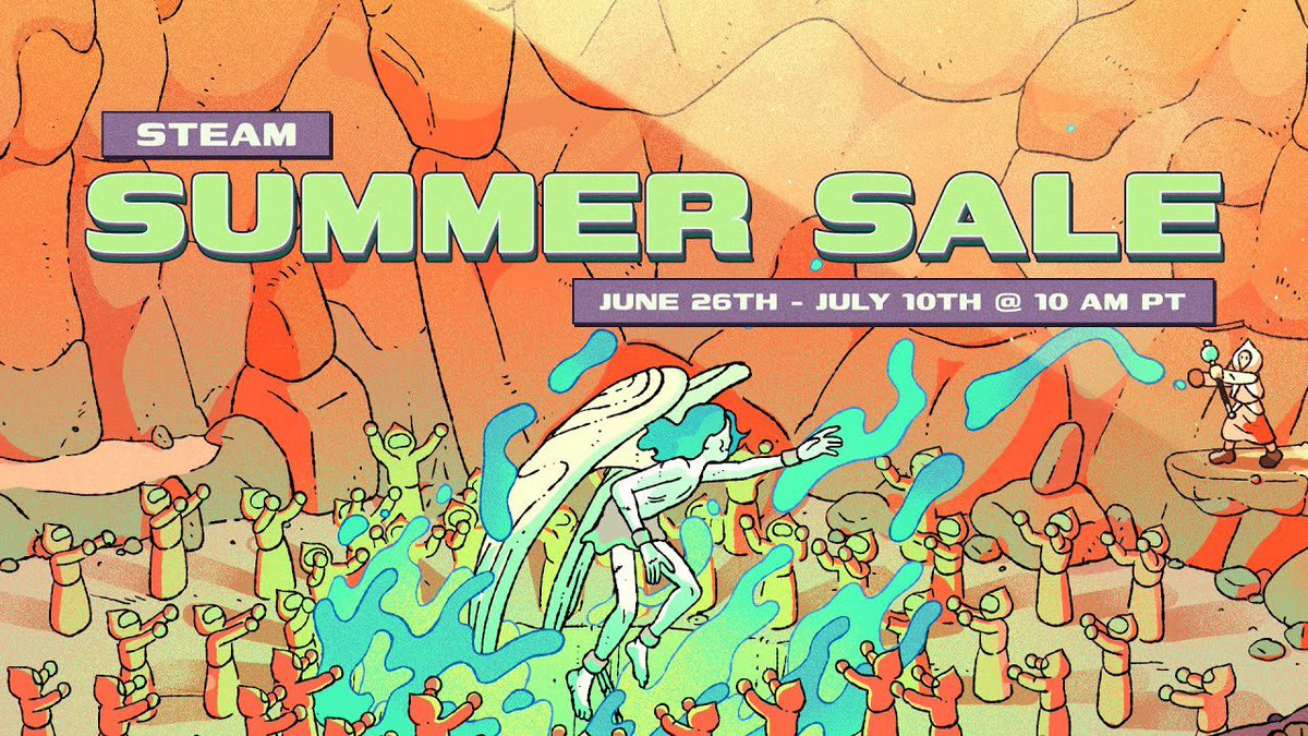 Nitrome's tweet image. Get upto -60% off on Nitrome games in the Steam Summer Sale.
Bomb Chicken -60% OFF
Tower Fortress -50% OFF
Gun brick Reloaded -60% OFF
Shovel Knight Dig -50%OFF
store.steampowered.com/developer/Nitr…