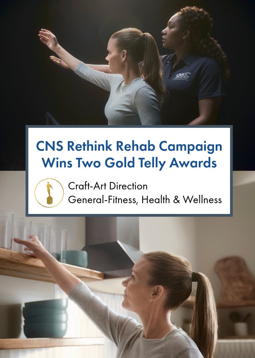 We are thrilled to receive two gold tellyawards for our advertising campaign, Rethink Rehab, that launched earlier this year.

Watch the full video spot here: youtu.be/iAysWWP4WkQ?si…

#NeuroSkills #TellyAward #RethinkRehab #BrainInjury