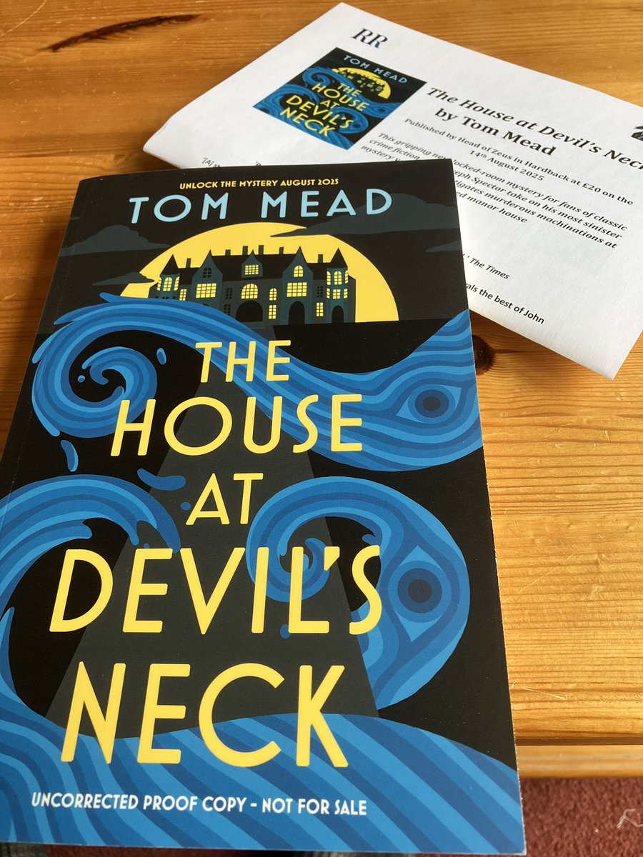 Andy Wormald (@amwbooks) on Twitter photo Many thanks to <a href="/HoZ_Books/">Head of Zeus</a> for sending a proof of The House at Devil’s Neck by Tom Mead published 14 August available to pre order, love this series thanks to <a href="/soph_ransompr/">Sophie Ransom</a> and <a href="/eleanor_tarling/">Eleanor Tarling</a> for inviting to be part of the blog tour <a href="/TomMeadAuthor/">Tom Mead</a> Many thanks to <a href="/HoZ_Books/">Head of Zeus</a> for sending a proof of The House at Devil’s Neck by Tom Mead published 14 August available to pre order, love this series thanks to <a href="/soph_ransompr/">Sophie Ransom</a> and <a href="/eleanor_tarling/">Eleanor Tarling</a> for inviting to be part of the blog tour <a href="/TomMeadAuthor/">Tom Mead</a>