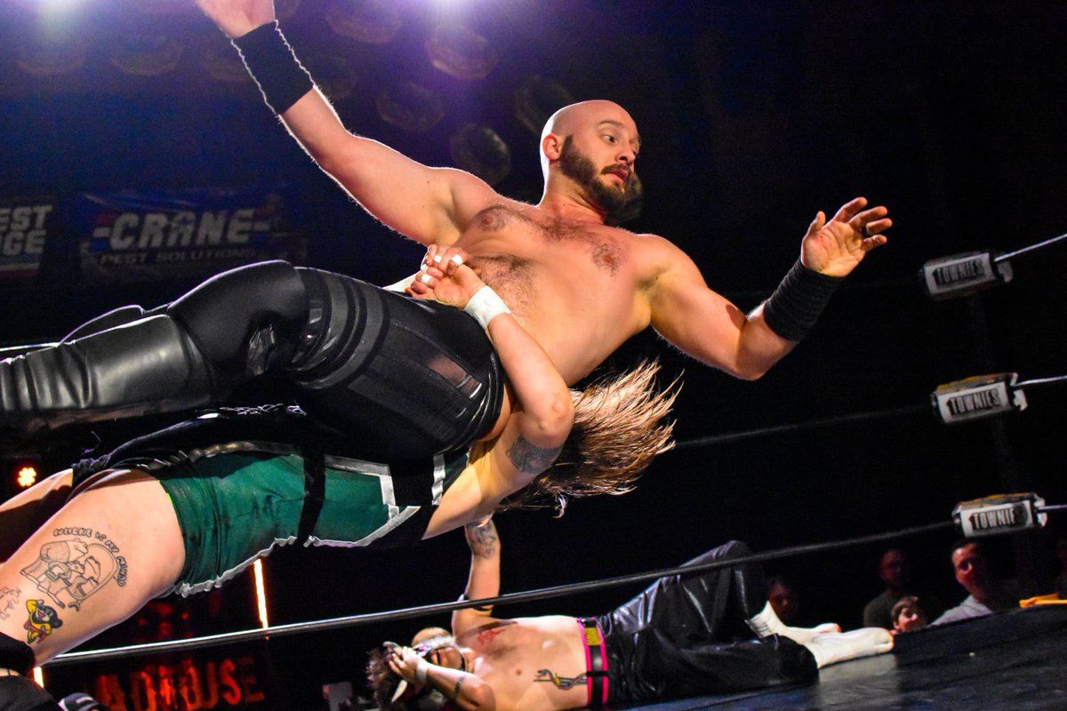 cdye56's tweet image. After @MADHOUSESLAMS All My Rowdy Friends one could say @SNRRKK is the mayor of Suplex City