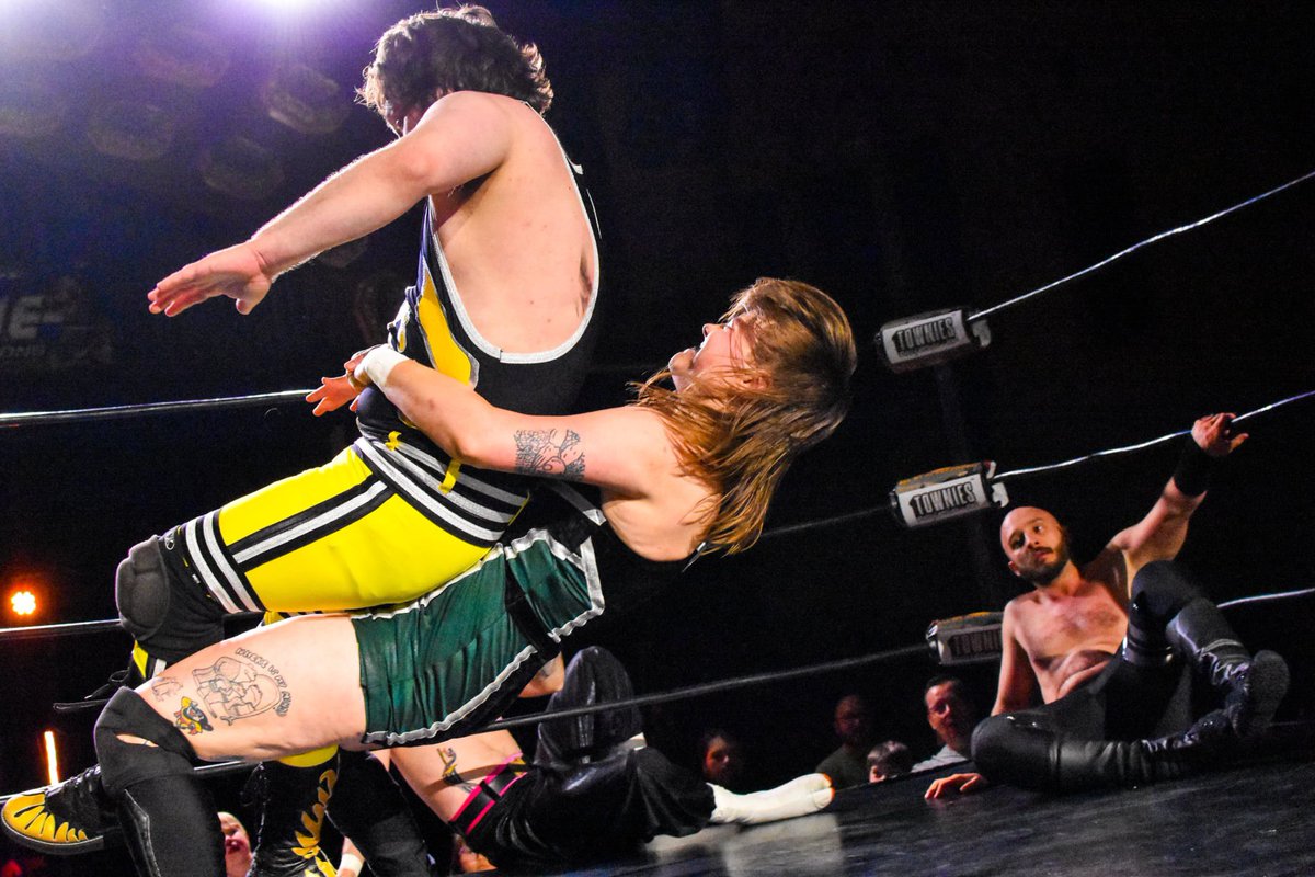 cdye56's tweet image. After @MADHOUSESLAMS All My Rowdy Friends one could say @SNRRKK is the mayor of Suplex City