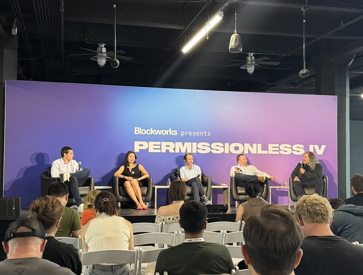 Richard Rauser | CTO at FAN3 (@richardrauser) on Twitter photo Positivity tempered by doubt during the Rebooting the Global Financial System talk at <a href="/Permissionless/">Permissionless</a>: "I can see a full spectrum of financial products onchain" - <a href="/cmoyall/">Christine Moy $APO ππ₯π¦</a>, "most assets will eventually settle onchain" - @nathanlallmanx, VS "We can't build high quality financial Positivity tempered by doubt during the Rebooting the Global Financial System talk at <a href="/Permissionless/">Permissionless</a>: "I can see a full spectrum of financial products onchain" - <a href="/cmoyall/">Christine Moy $APO ππ₯π¦</a>, "most assets will eventually settle onchain" - @nathanlallmanx, VS "We can't build high quality financial