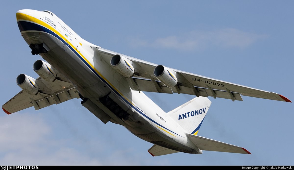An Antonov An-124 departing Wroclaw. jetphotos.com/photo/11744731 © Jakub Markowski
