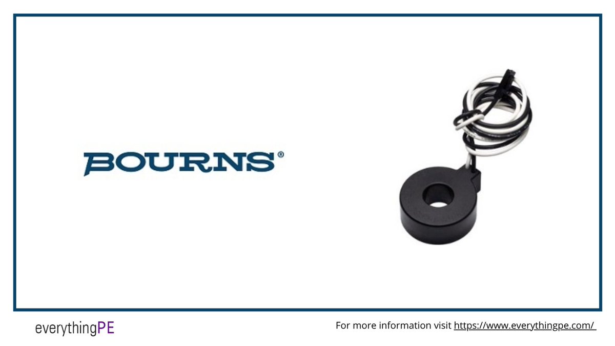 everything_PE_'s tweet image. Bourns&apos; 300 A Current Transformer

Learn more: ow.ly/ePJK50WgW7N

#bourns #currenttransformer #powersystems #powerelectronics #powerengineering #energy #electronics #sustainable