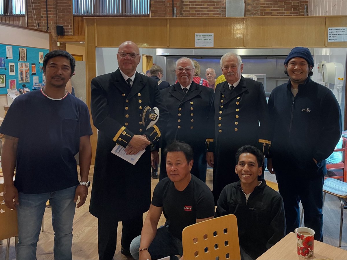 Yesterday we celebrated the International Day of the Seafarer with Churches Together in East Hull. It was great to have four Filipino crew members from the Scot Pioneer join us for the service - here they are pictured with the Brethren of Hull Trinity House!
<a href="/FlyingAngelNews/">The Mission to Seafarers</a>