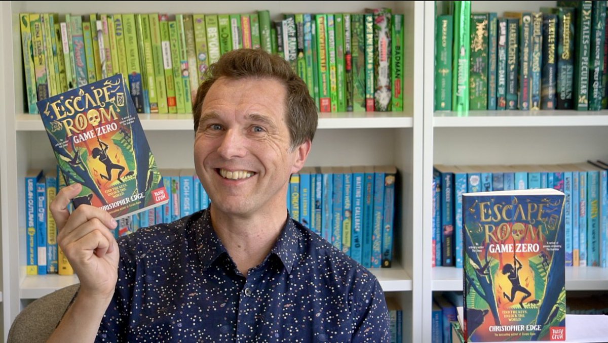 authorfy's tweet image. ✨✨ BOOK GIVEAWAY &amp;amp; NEW AUTHOR MASTERCLASS!! ✨✨

I have been SO excited to announce this one… @edgechristopher has been one of our most-requested authors over the last few years and now we have 10 videos, a scheme of work on the brand new ‘Escape Room: Game Zero’, printable…