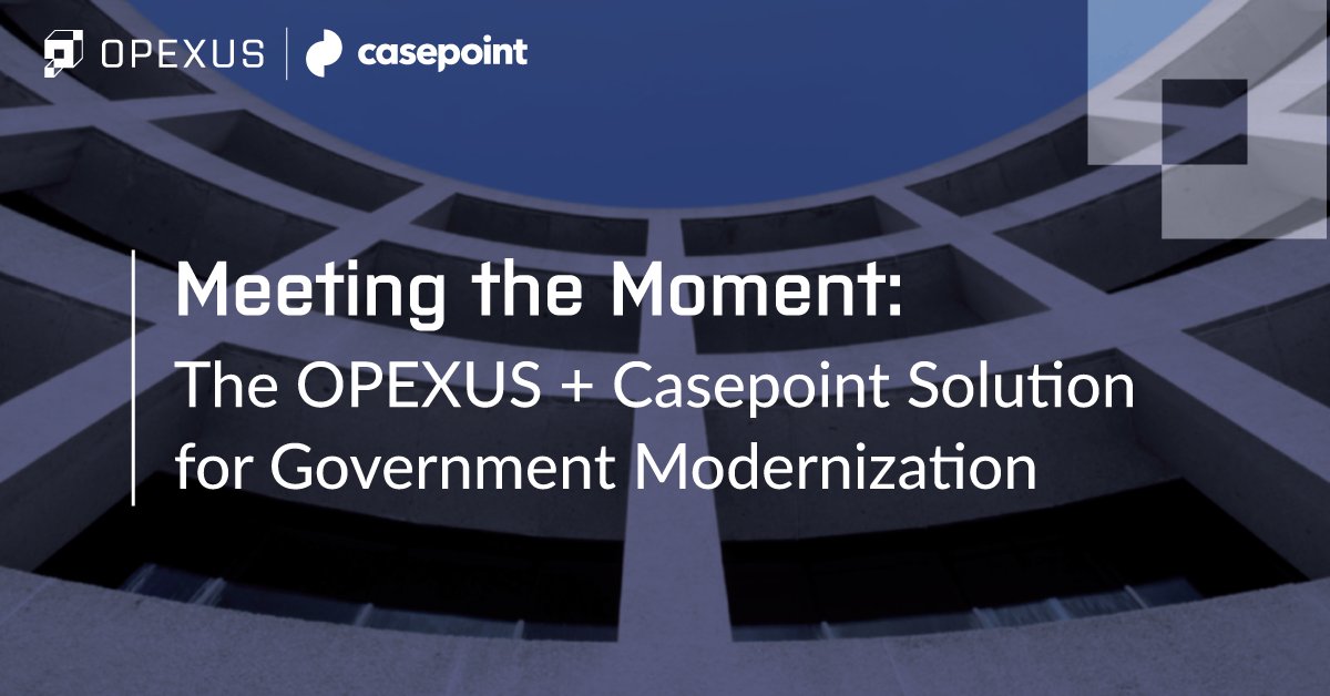 OPEXUS (@opexustech) on Twitter photo Investigations, audits, FOIA—getting more complex by the day.
OPEXUS + Casepoint = modern, compliant, end-to-end public sector solution.
🔗 hubs.li/Q03tTdgx0
#GovTech #FOIA #eDiscovery #AuditSolutions Investigations, audits, FOIA—getting more complex by the day.
OPEXUS + Casepoint = modern, compliant, end-to-end public sector solution.
🔗 hubs.li/Q03tTdgx0
#GovTech #FOIA #eDiscovery #AuditSolutions