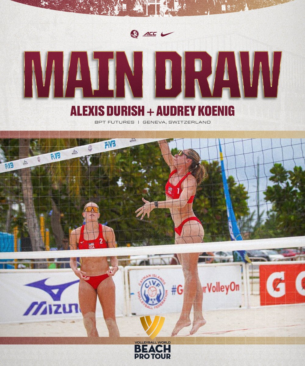The 🌍 Tour continues

Alexis &amp; AK are in Switzerland on the Volleyball World Beach Pro Tour

Main Draw starts at 7:30 ET today