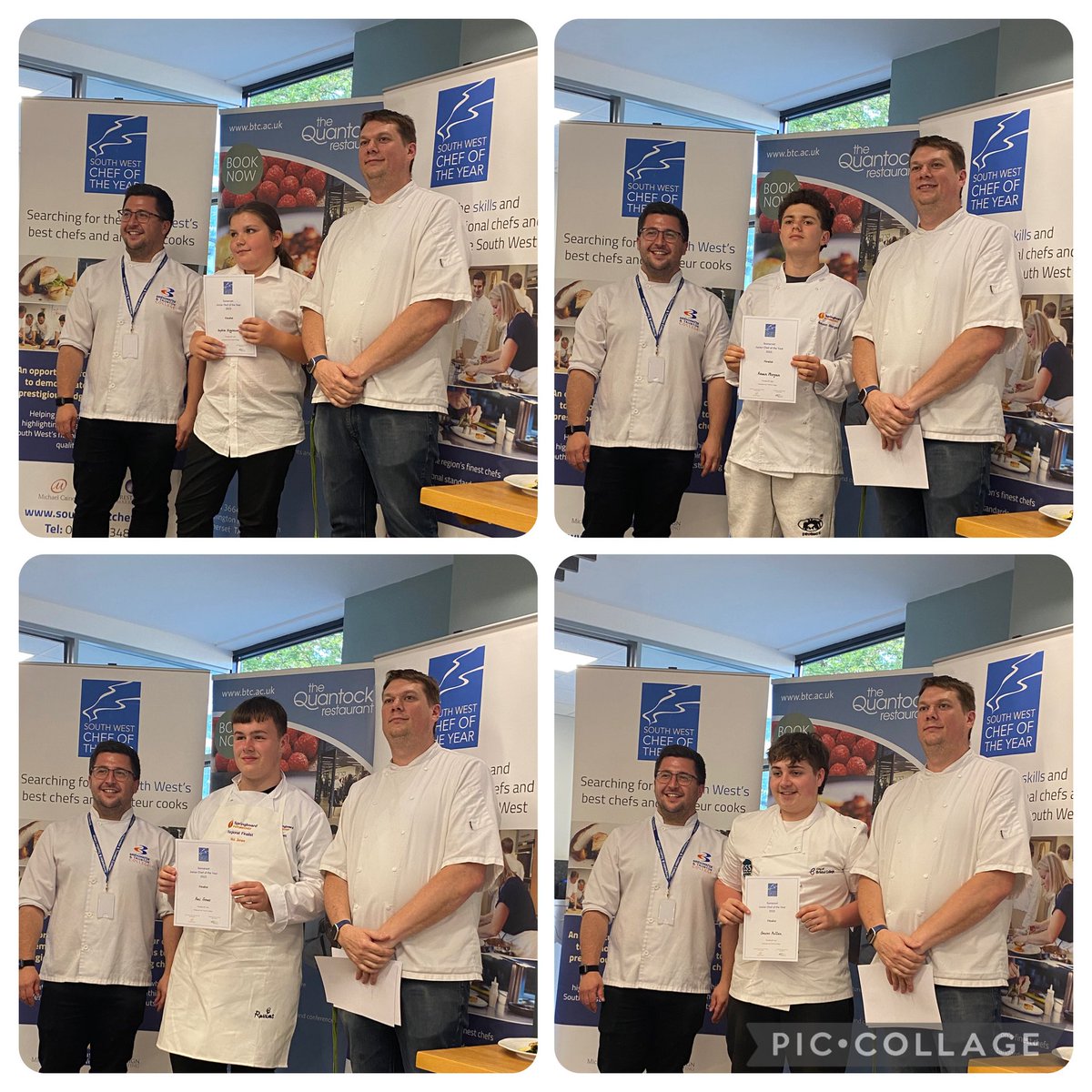 Quantock Restaurant (@quantockbtc) on Twitter photo Pleasure as always to support <a href="/swchefcomp/">SWChefComp</a> , love welcoming all of the talented competitors <a href="/BTC_Coll/">Bridgwater & Taunton College</a> . Honoured that <a href="/quantockbtc/">Quantock Restaurant</a> part of the judging team. Thank you to the super <a href="/quantockbtc/">Quantock Restaurant</a> Charlie and Tyler for be superstars today and helping everyone in the kitchen! Pleasure as always to support <a href="/swchefcomp/">SWChefComp</a> , love welcoming all of the talented competitors <a href="/BTC_Coll/">Bridgwater & Taunton College</a> . Honoured that <a href="/quantockbtc/">Quantock Restaurant</a> part of the judging team. Thank you to the super <a href="/quantockbtc/">Quantock Restaurant</a> Charlie and Tyler for be superstars today and helping everyone in the kitchen!