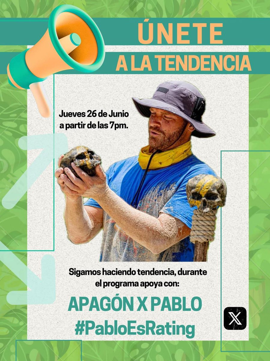IsisRmz25's tweet photo. Todos los que apoyan a Pablo activense y compartan.
Hoy a las 7:00 pm tendencia.

APAGÓN X PABLO 
#PabloEsRating 
@mexico_survivor https://t.co/mK55PzyQRe