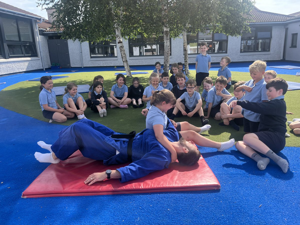 Sports Day and Judo with Mr. Ryan for #ActiveSchoolsWeek! <a href="/followstannes/">St. Anne's Mixed N.S.</a>