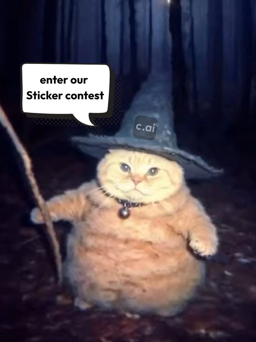 character_ai's tweet image. Are you a sticker wizard? Enter our sticker contest and show your stuff 🔮
🎁 PRIZES!! 3 winners will receive prizes of c.ai+ and their sticker added to Character.AI and our Discord server
Submit here and get your stickers in by July 24th: discord.com/channels/10170…