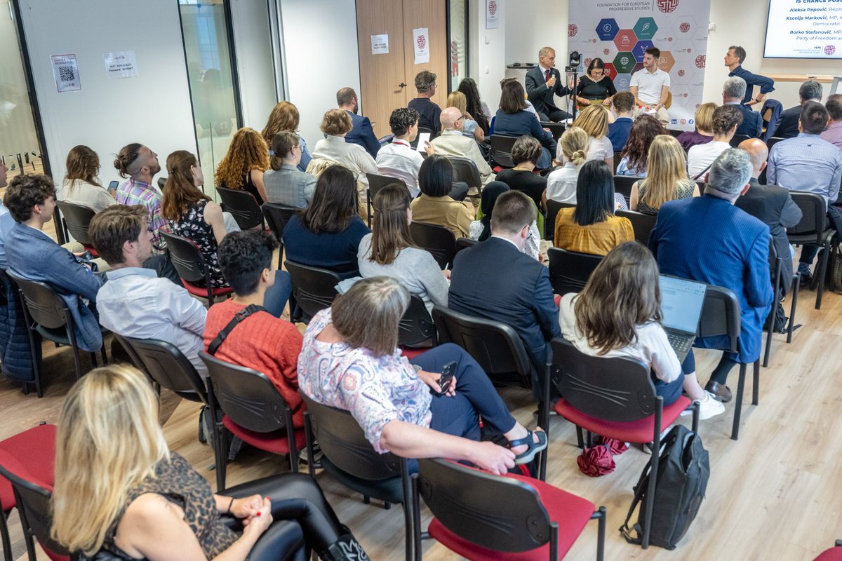 🏛️ The second session at the conference “Serbia's 'Journey of Hope'” explores the impact of the student-led protests on Serbia’s political landscape and democracy. It tackles a key question: Is change possible in Serbia?

Speakers:
🔸 Aleksa Popović, Representative of Students
🔸