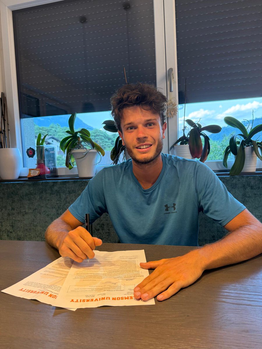 ParsaBombs's tweet image. Manuel Plunger (UTR 12.78) of Italy has signed with @ClemsonMTennis and will join the Tigers for the fall of 2025. The 22-year-old has ATP rankings of #1063 in singles and #795 in doubles.