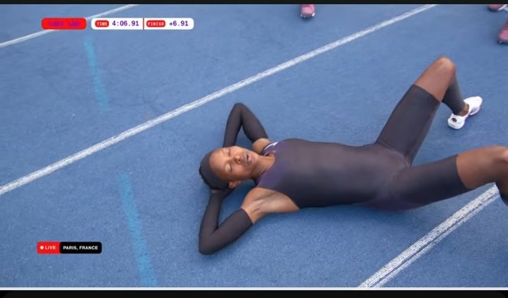 4:06.91 
Congratulations Faith Kipyegon. 
#Breaking4 #Kenya4Faith 
We're proud!