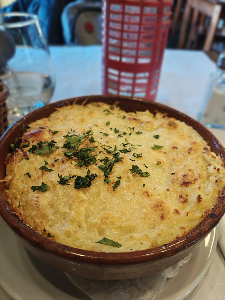 Pastel de papas conducción.