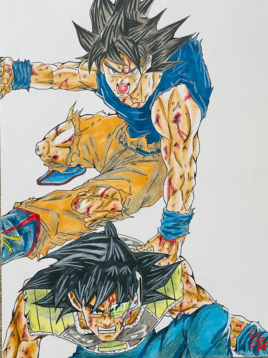 SZen08_'s tweet image. Before starting to draw and improve my drawings in digital, I had already started drawing in paper, here’s a few of them to wait for the next drawing.
#DragonBall #bleach #bakuman #drawing #fr #paper