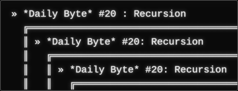 zuhaitz_dev's tweet image. #DailyByte #20: Recursion, Primitive Recursion, and the Ackermann function.

Recursion, a concept both powerful and mind-bending.

But did you know there’s a weird hierarchy inside recursion… and some functions are just too recursive to be “primitive”?  Let’s go.👇