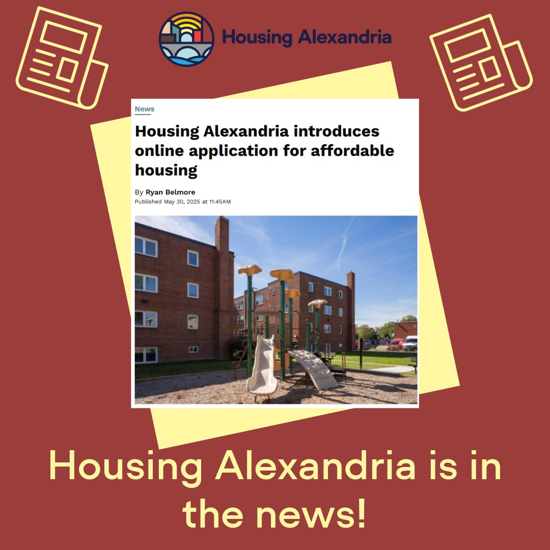 Check out this news article on <a href="/AlexandriaNow/">ALXnow</a> on a key part of our Rent Ready program - our online application! 
Link: alxnow.com/2025/05/30/hou…