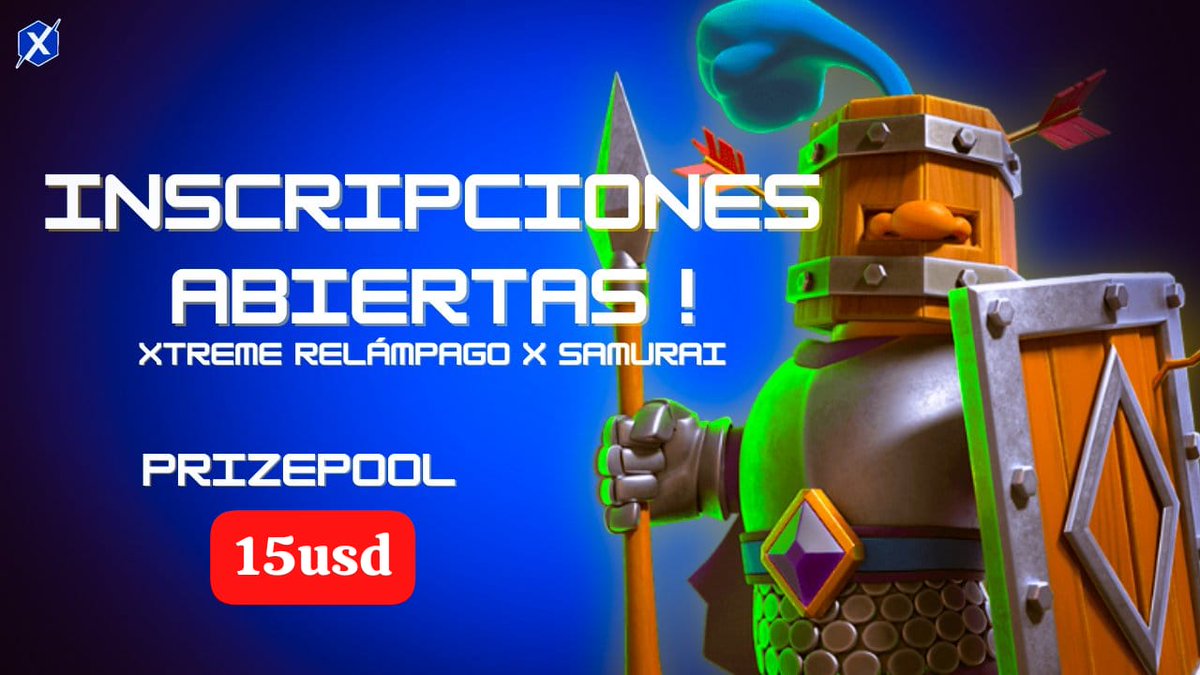Xtreme League (@xtremeleague_) on Twitter photo Inscripciones Abiertas!!
Xtreme Relámpago Edición 2
-Requisitos seguir:
<a href="/XtremeLeague_/">Xtreme League</a>
<a href="/Xtreme_Teamtbd/">Xtreme Esports</a>
<a href="/Reika_CR1/">Rei✨👑</a>
<a href="/RevelationStar_/">Revelation Star</a>
<a href="/AndrsCanela3/">Andrés Canela</a>
<a href="/goldengg_e/">GØLDEN</a>
-Like & RT
-Etiquetar 4 Equipos Inscripciones Abiertas!!
Xtreme Relámpago Edición 2
-Requisitos seguir:
<a href="/XtremeLeague_/">Xtreme League</a>
<a href="/Xtreme_Teamtbd/">Xtreme Esports</a>
<a href="/Reika_CR1/">Rei✨👑</a>
<a href="/RevelationStar_/">Revelation Star</a>
<a href="/AndrsCanela3/">Andrés Canela</a>
<a href="/goldengg_e/">GØLDEN</a>
-Like & RT
-Etiquetar 4 Equipos