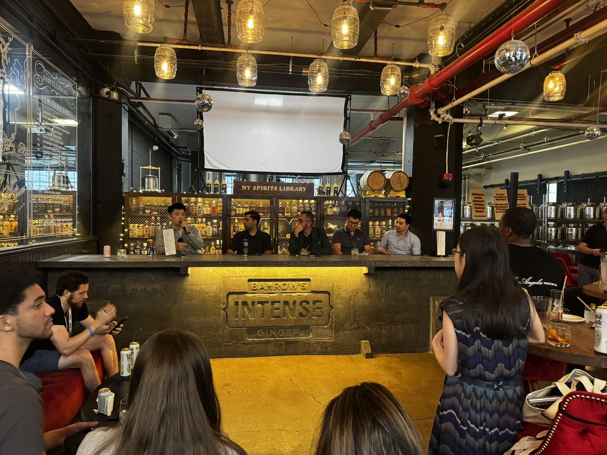 Lus 🛸 (@lus_kairos) on Twitter photo Yield vs. Utility convo at #RWA NYC meetup. Cheers to Chad Oda organizing one of the only RWA events at <a href="/Permissionless/">Permissionless</a> with guests <a href="/Lukexiao0/">Plumius Maximus (KOL Arc)</a> from <a href="/plumenetwork/">Plume - RWAfi Chain</a>, John Wang from <a href="/ManageLife_io/">ManageLife - Tokenizing Homes On-Chain</a>, Mustafa Al Niama former head of Digital Assets of Goldman Sachs, & Atticus Francken GP Yield vs. Utility convo at #RWA NYC meetup. Cheers to Chad Oda organizing one of the only RWA events at <a href="/Permissionless/">Permissionless</a> with guests <a href="/Lukexiao0/">Plumius Maximus (KOL Arc)</a> from <a href="/plumenetwork/">Plume - RWAfi Chain</a>, John Wang from <a href="/ManageLife_io/">ManageLife - Tokenizing Homes On-Chain</a>, Mustafa Al Niama former head of Digital Assets of Goldman Sachs, & Atticus Francken GP