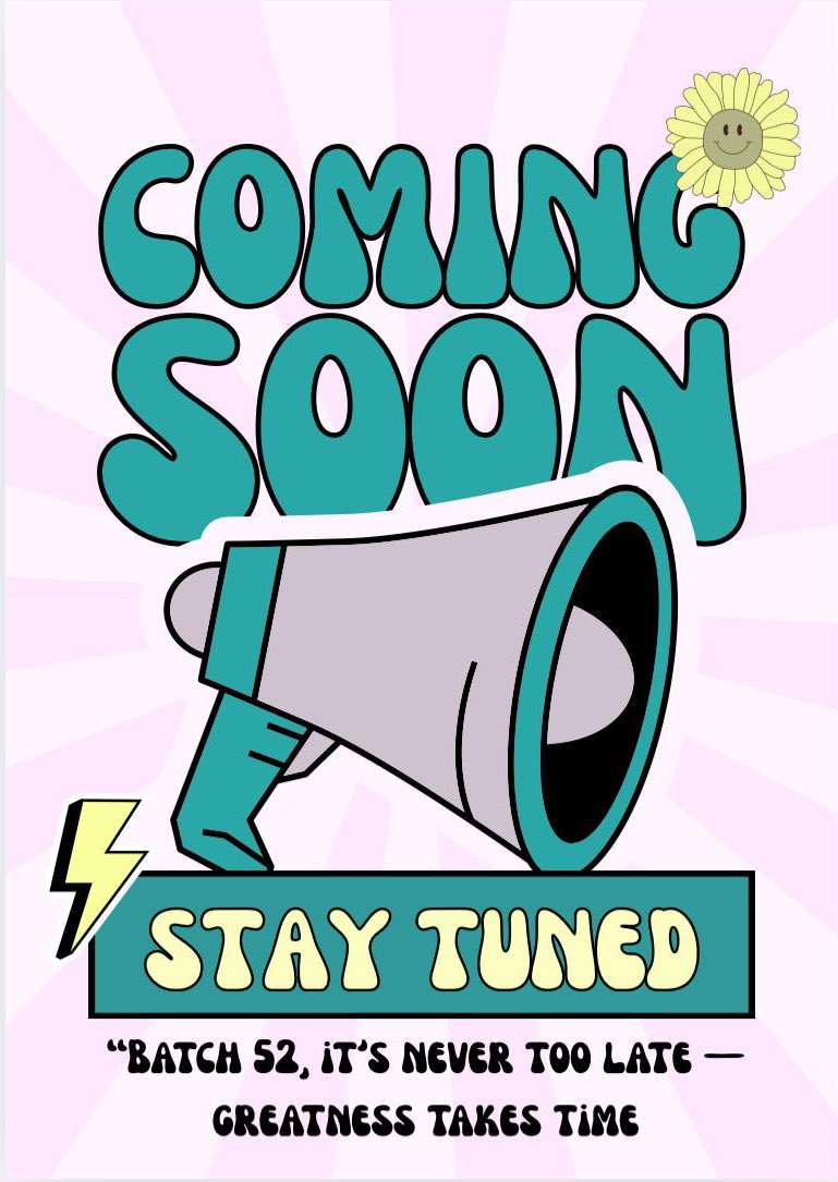 It’s never too late , greatness takes time🤩
Wait for us on 29/6🎓