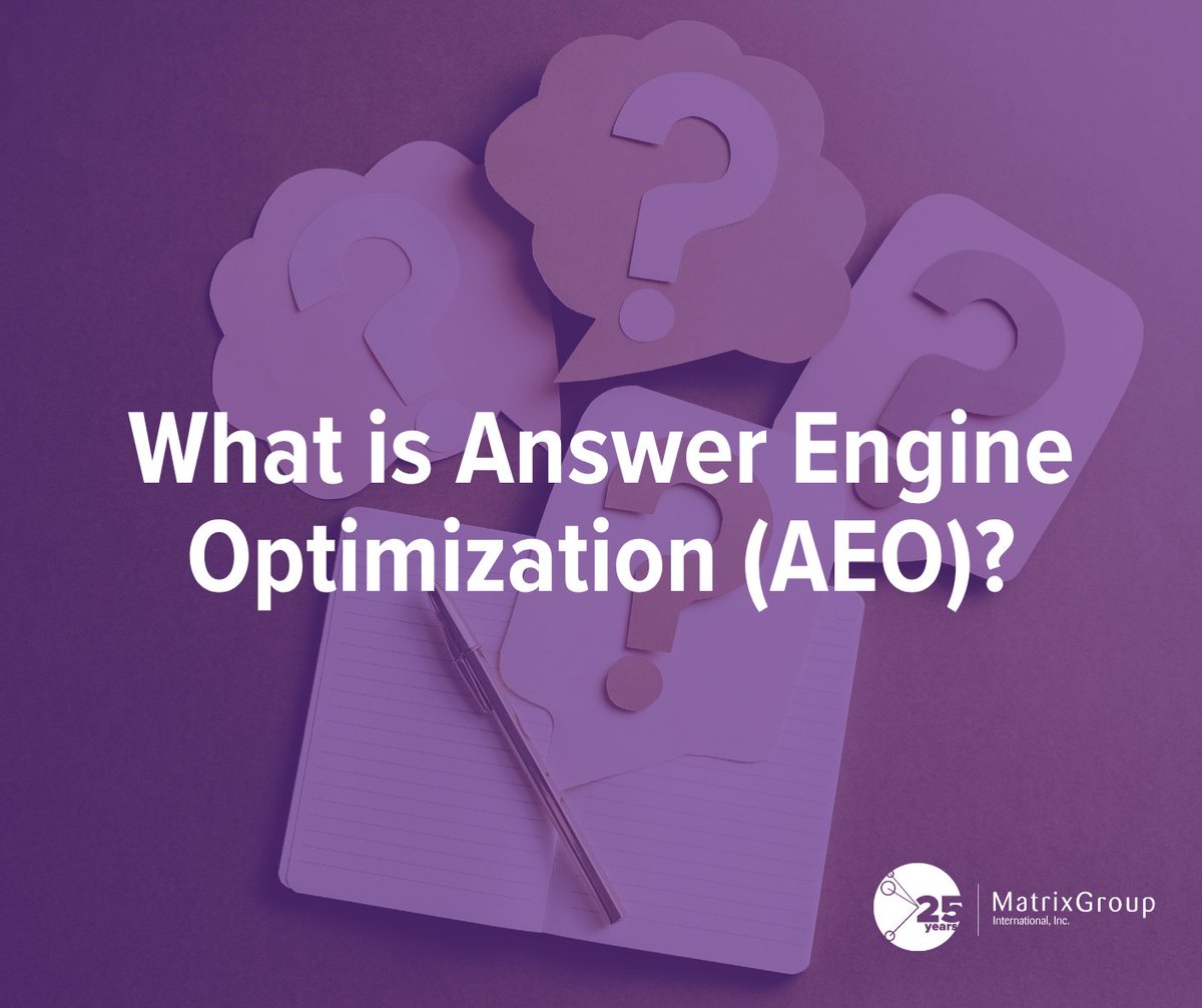 Move over SEO, there's a new sheriff in town: AEO.

In our latest blog post, Director of Marketing Leah Monica explains what AEO is, how it relates to SEO (spoiler: 𝘚𝘌𝘖 𝘪𝘴 𝘴𝘵𝘪𝘭𝘭 𝘪𝘮𝘱𝘰𝘳𝘵𝘢𝘯𝘵!), and why it's critical for associations: bit.ly/46i06vF